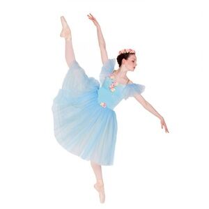 NEW! Victoria Dancewear ballet costume blue tutu, Giselle